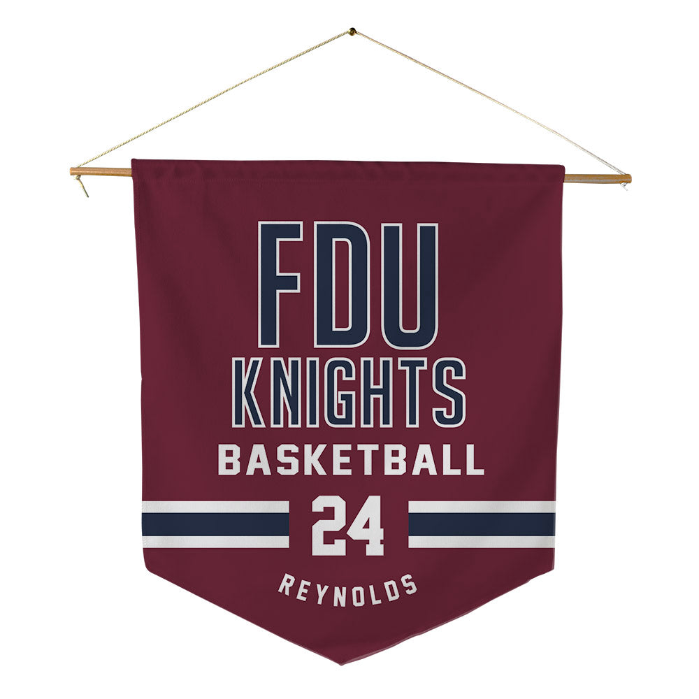FDU - NCAA Men's Basketball : Brayden Reynolds - Pennant - 18" x 21"-0