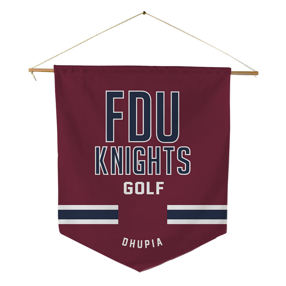 FDU - NCAA Men's Golf : Ranveer Dhupia - Pennant - 18" x 21"-0
