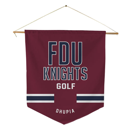 FDU - NCAA Men's Golf : Ranveer Dhupia - Pennant - 18" x 21"-0