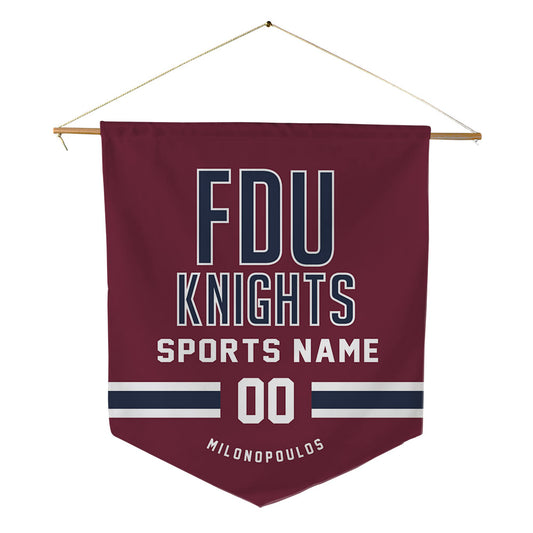 FDU - NCAA Softball : Zoe Milonopoulos - Pennant - 18" x 21"-0