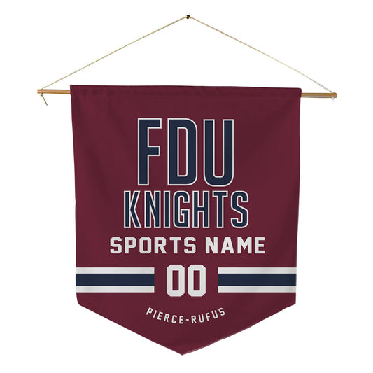 FDU - NCAA Women's Soccer : Mya Pierce-Rufus - Pennant - 18" x 21"-0