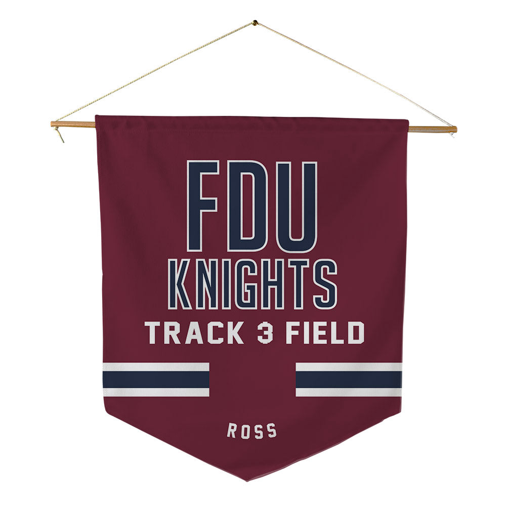 FDU - NCAA Men's Track & Field : Jayson Ross - Pennant - 18" x 21"-0