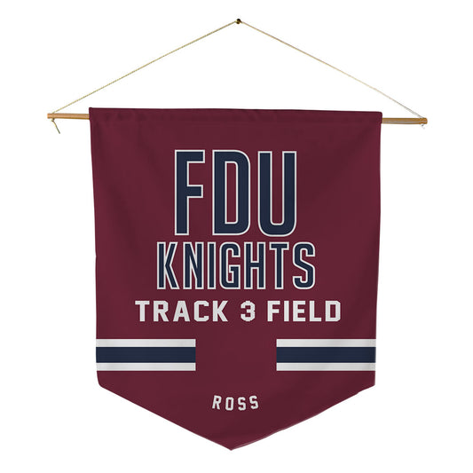 FDU - NCAA Men's Track & Field : Jayson Ross - Pennant - 18" x 21"-0