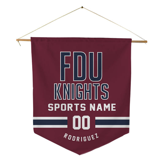 FDU - NCAA Men's Basketball : Daniel Rodriguez - Pennant - 18" x 21"-0