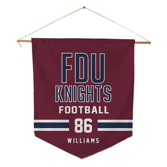 FDU Florham - NCAA Football : Nick Williams - Pennant - 18" x 21"-0