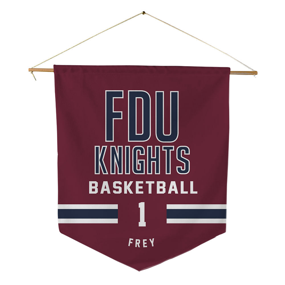 FDU - NCAA Men's Basketball : Kody Frey - Pennant - 18" x 21"-0