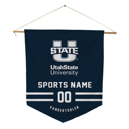 Utah State - NCAA Women's Gymnastics : Lundyn VanderToolen - Pennant - 18" x 21"-0