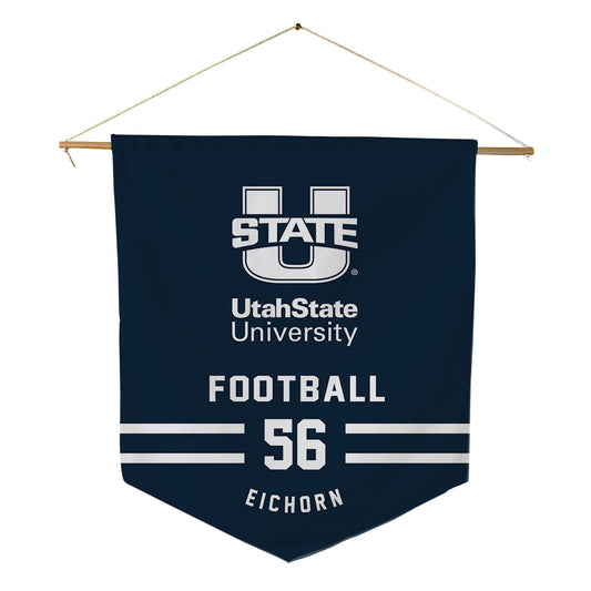 Utah State - NCAA Football : Jake Eichorn - Pennant - 18" x 21"-0