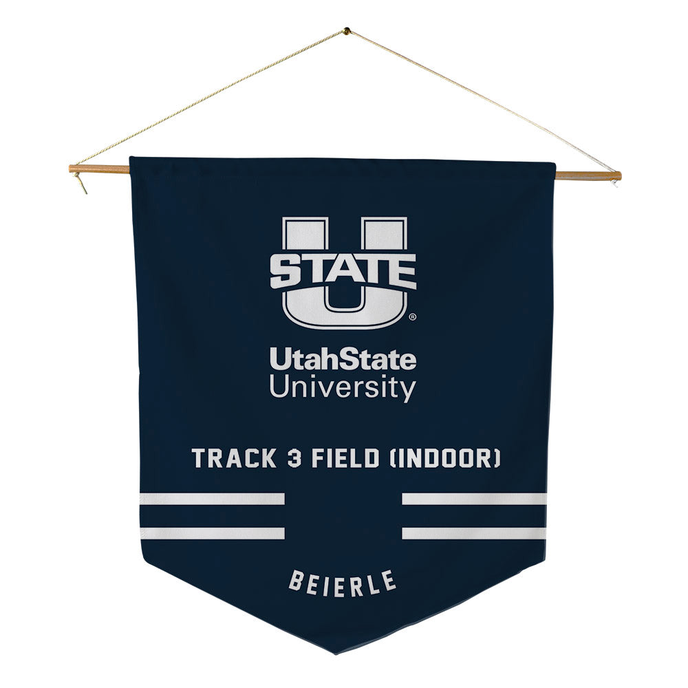 Utah State - NCAA Men's Track & Field : Gavin Beierle - Pennant - 18" x 21"-0