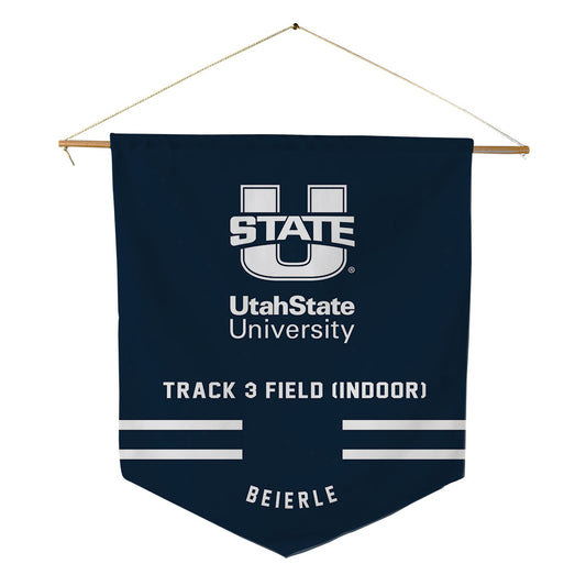 Utah State - NCAA Men's Track & Field : Gavin Beierle - Pennant - 18" x 21"-0