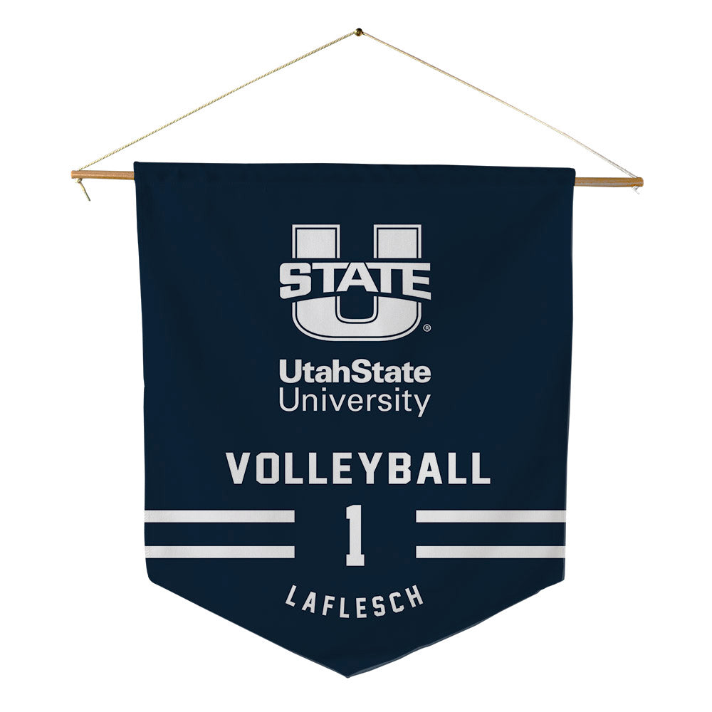 Utah State - NCAA Women's Volleyball : Lily LaFlesch - Pennant - 18" x 21"-0