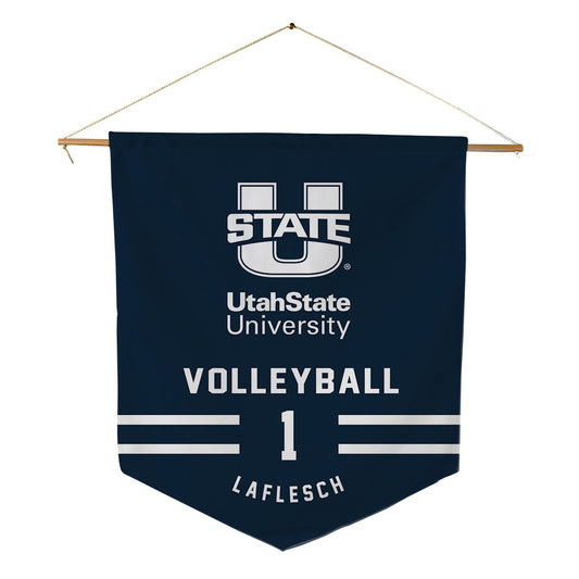 Utah State - NCAA Women's Volleyball : Lily LaFlesch - Pennant - 18" x 21"-0
