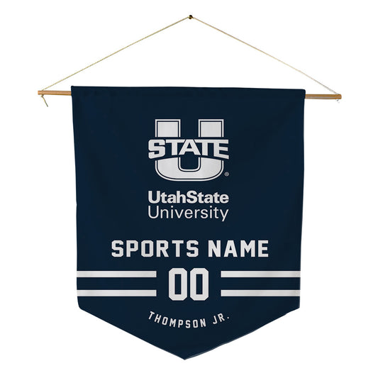 Utah State - NCAA Football : Corey Thompson Jr. - Pennant - 18" x 21"-0