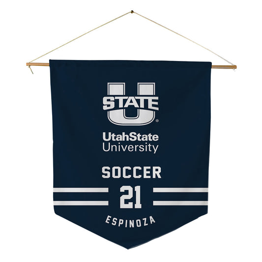 Utah State - NCAA Women's Soccer : Victoria Espinoza - Pennant - 18" x 21"-0