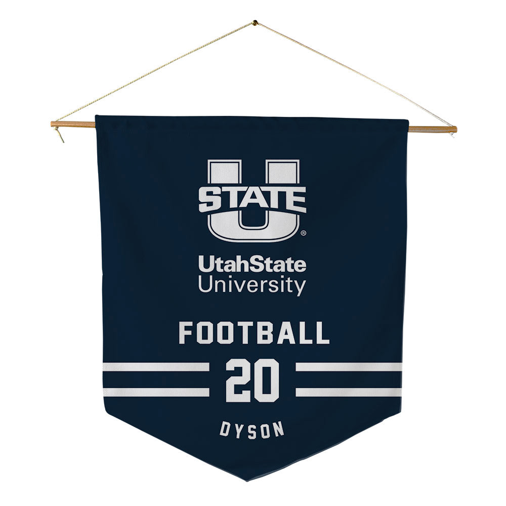 Utah State - NCAA Football : Dontae Dyson - Pennant - 18" x 21"-0