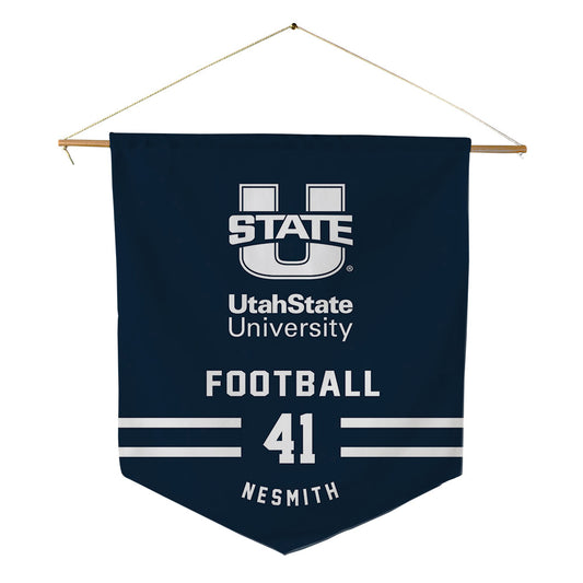 Utah State - NCAA Football : Carl Nesmith - Pennant - 18" x 21"-0