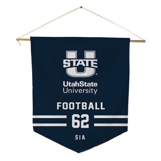Utah State - NCAA Football : Jr Sia - Pennant - 18" x 21"-0