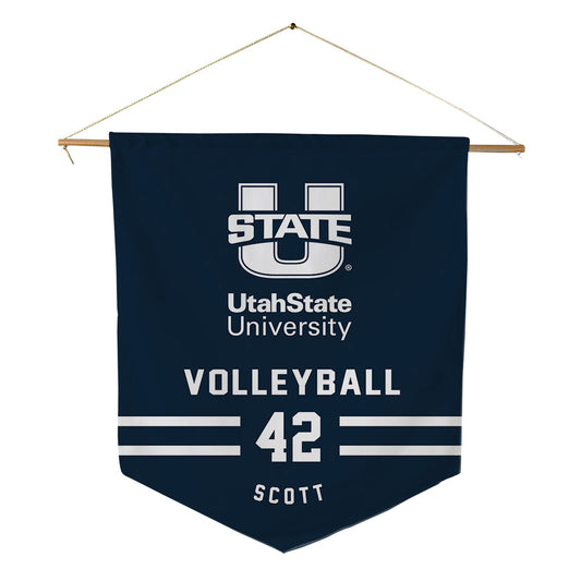 Utah State - NCAA Women's Volleyball : Sophie Scott - Pennant - 18" x 21"-0