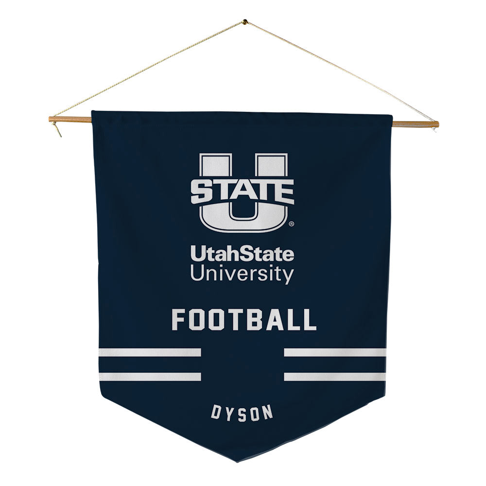 Utah State - NCAA Football : Dontae Dyson - Pennant - 18" x 21"-0