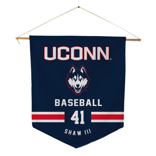 UConn - NCAA Baseball : Gregory Shaw III - Pennant - 18" x 21"-0