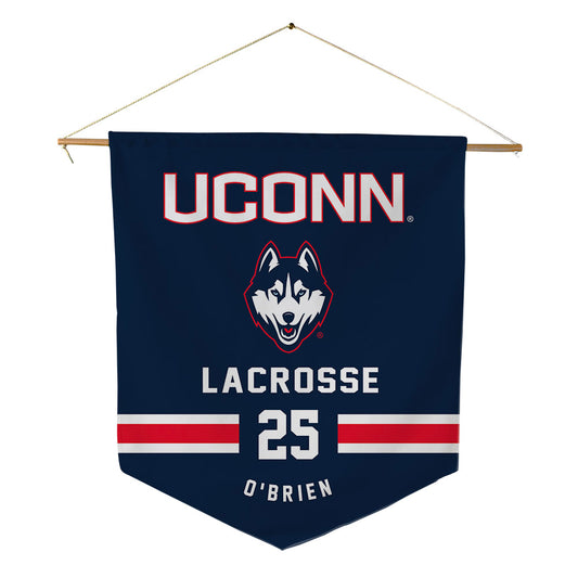 UConn - NCAA Women's Lacrosse : Megan O'Brien - Pennant - 18" x 21"-0