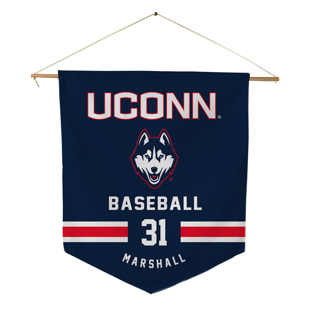 UConn - NCAA Baseball : Jackson Marshall - Pennant - 18" x 21"-0