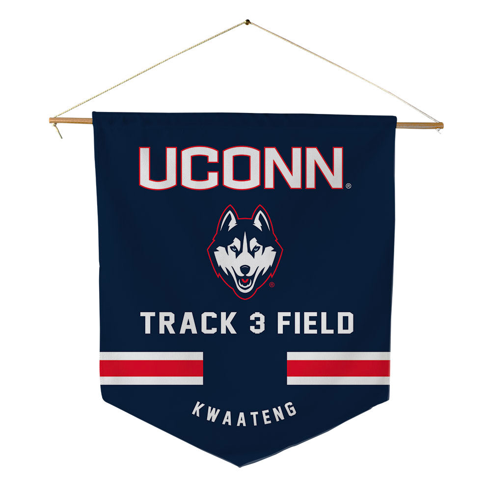 UConn - Men's Track & Field Legends : Richmond Kwaateng - Pennant - 18" x 21"-0