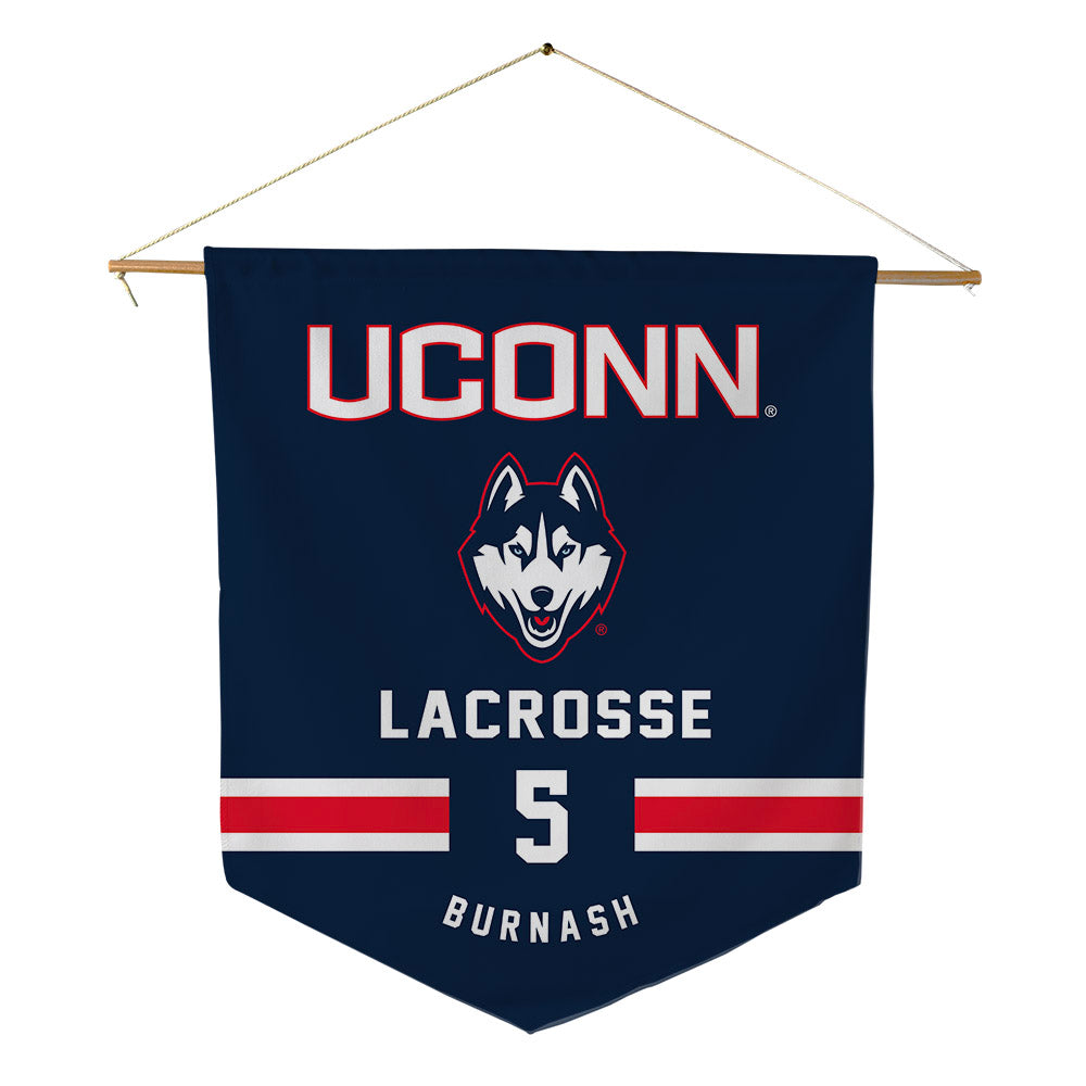 UConn - NCAA Women's Lacrosse : Karsyn Burnash - Pennant - 18" x 21"-0