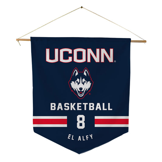 UConn - NCAA Women's Basketball : Jana El Alfy - Pennant - 18" x 21"-0