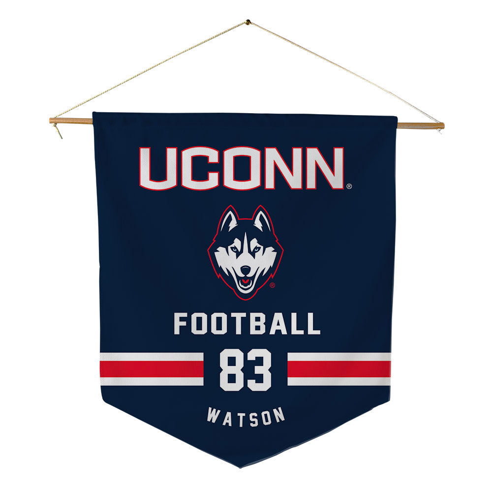 UConn - NCAA Football : Xavier Watson - Pennant - 18" x 21"-0