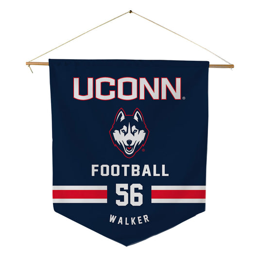 UConn - NCAA Football : Tamarus Walker - Pennant - 18" x 21"-0