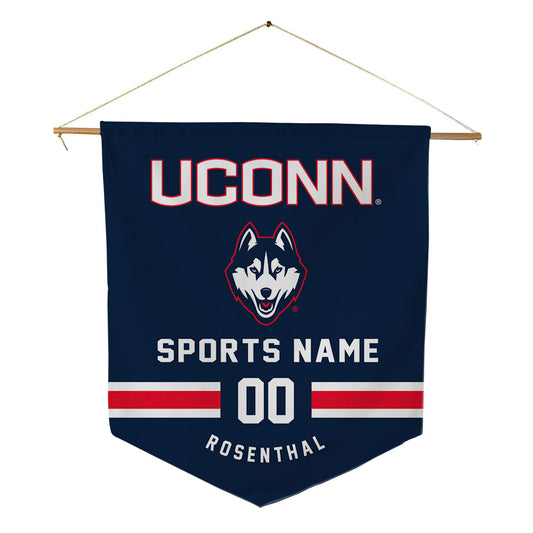 UConn - NCAA Women's Tennis : Ilana Rosenthal - Pennant - 18" x 21"-0