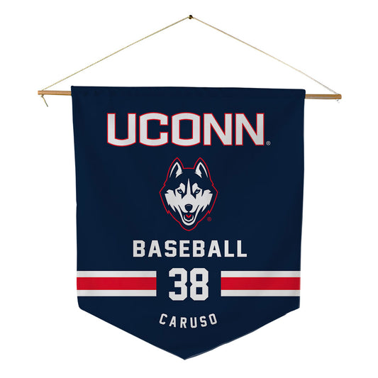 UConn - NCAA Baseball : JT Caruso - Pennant - 18" x 21"-0
