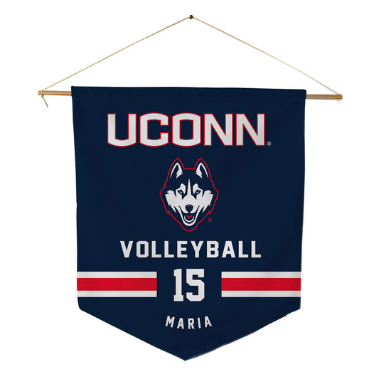 UConn - NCAA Women's Volleyball : Grace Maria - Pennant - 18" x 21"-0