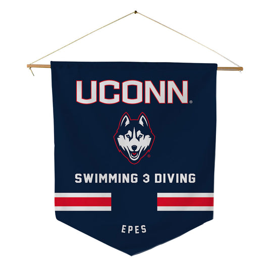 UConn - NCAA Women's Swimming & Diving : Ella Epes - Pennant - 18" x 21"-0