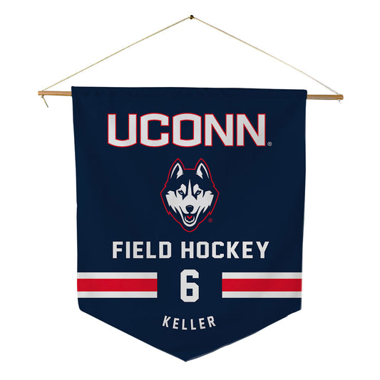 UConn - NCAA Women's Field Hockey : Paige Keller - Pennant - 18" x 21"-0
