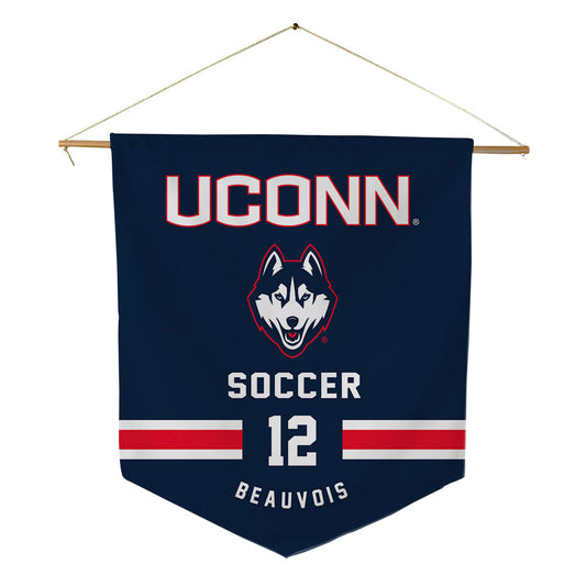 UConn - NCAA Women's Soccer : Olivia Beauvois - Pennant - 18" x 21"-0