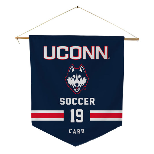 UConn - NCAA Women's Soccer : Jessica Carr - Pennant - 18" x 21"-0