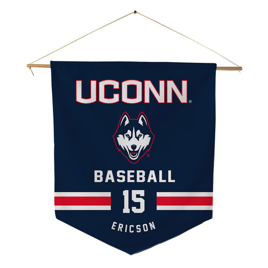 UConn - NCAA Baseball : Brady Ericson - Pennant - 18" x 21"-0