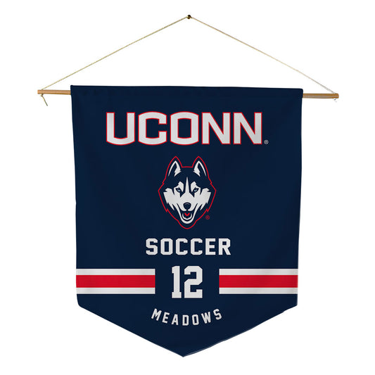 UConn - NCAA Women's Soccer : Isabella Meadows - Pennant - 18" x 21"-0