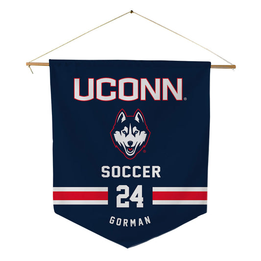 UConn - NCAA Women's Soccer : Kileigh Gorman - Pennant - 18" x 21"-0