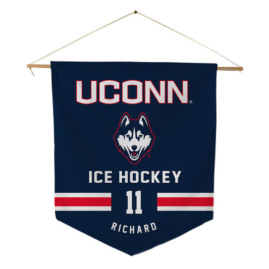 UConn - NCAA Men's Ice Hockey : Jake Richard - Pennant - 18" x 21"-0