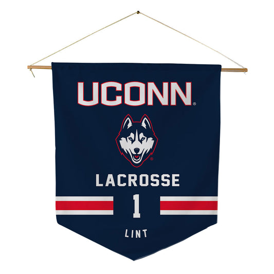 UConn - NCAA Women's Lacrosse : Gracie Lint - Pennant - 18" x 21"-0