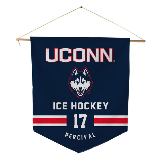 UConn - NCAA Men's Ice Hockey : Jake Percival - Pennant - 18" x 21"-0