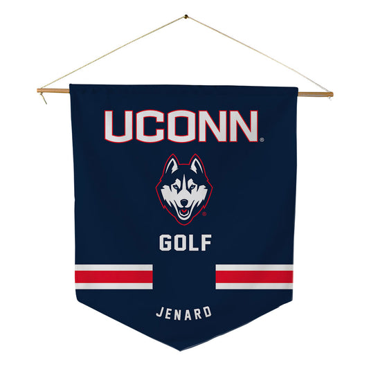 UConn - NCAA Men's Golf : Brayden Jenard - Pennant - 18" x 21"-0