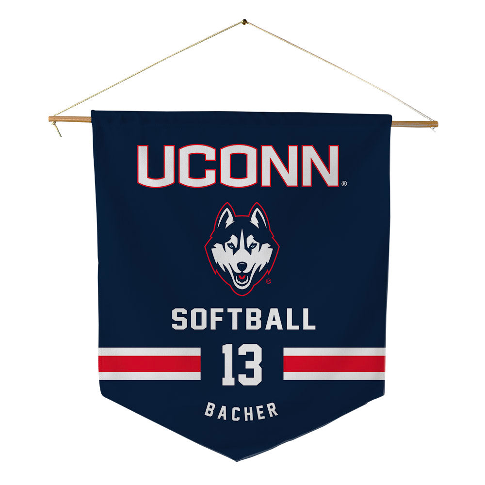 UConn - NCAA Softball : Alexandra Bacher - Pennant - 18" x 21"-0