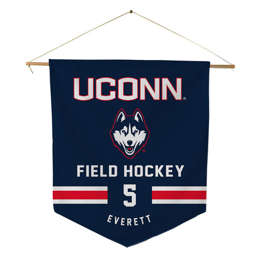 UConn - NCAA Women's Field Hockey : Faith Everett - Pennant - 18" x 21"-0