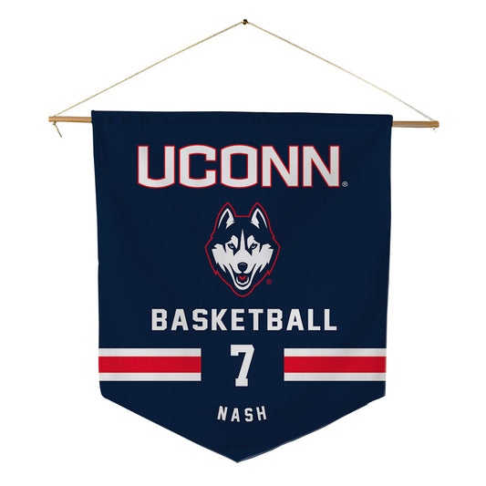 UConn - NCAA Men's Basketball : Jaye Nash - Pennant - 18" x 21"-0