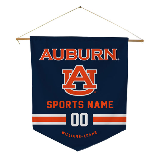 Auburn - NCAA Men's Basketball : Sebastian Williams-Adams - Pennant - 18" x 21"-0