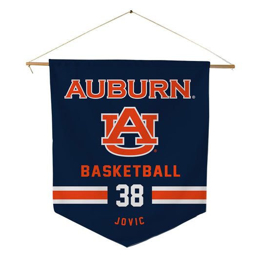Auburn - NCAA Men's Basketball : Filip Jovic - Pennant - 18" x 21"-0